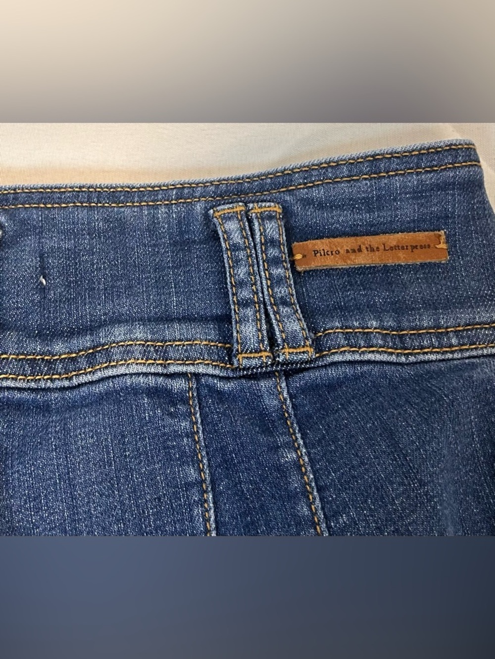 Pilcro and The Letterpress‎ Anthropologie cropped high rise jeans Ladies Size 25 - Picture 5 of 8
